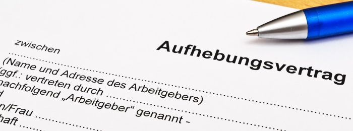 Aufhebungsvertrag Arbeitsrecht | Kanzlei Dr. Ahlborn in Bielefeld